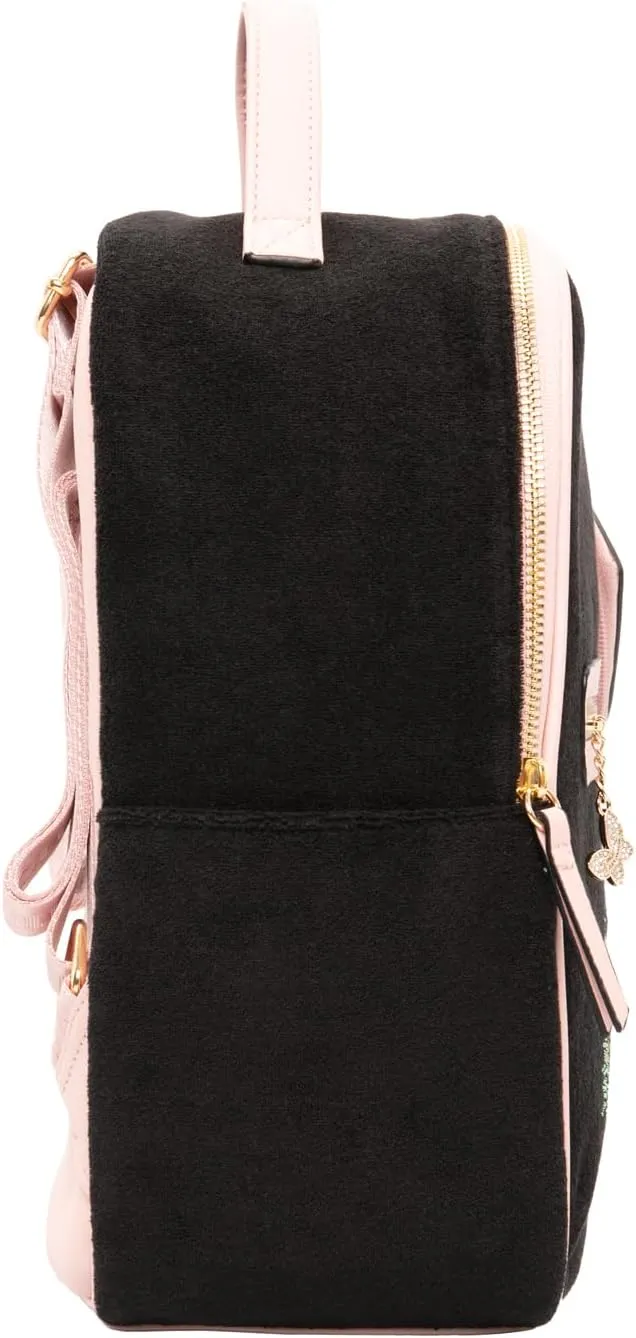 Juicy Couture Women's WINGIN’ IT Backpack, LIQUORICE/Pink Dia, One Size