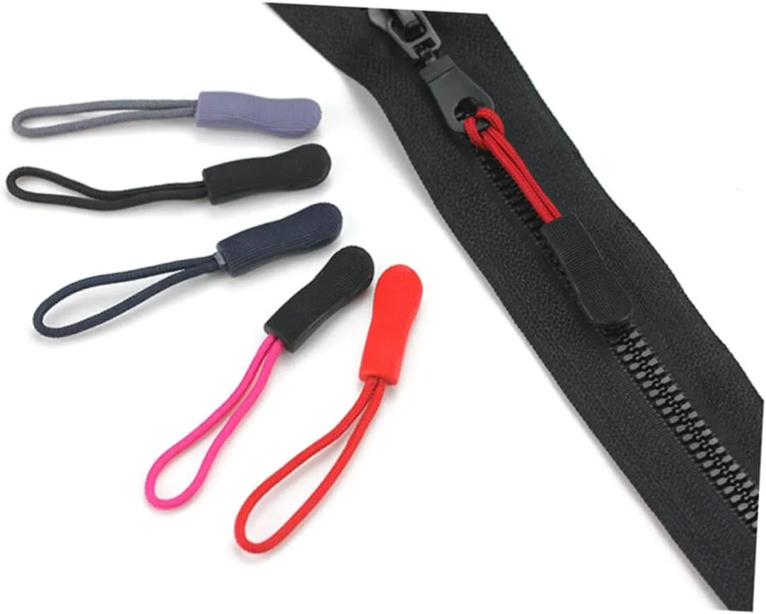 KAILIKETIY Zipper Pullers 40pcs Practical Zipper Pull Head Rope for Bags Luggage Clothing Easy to Operate