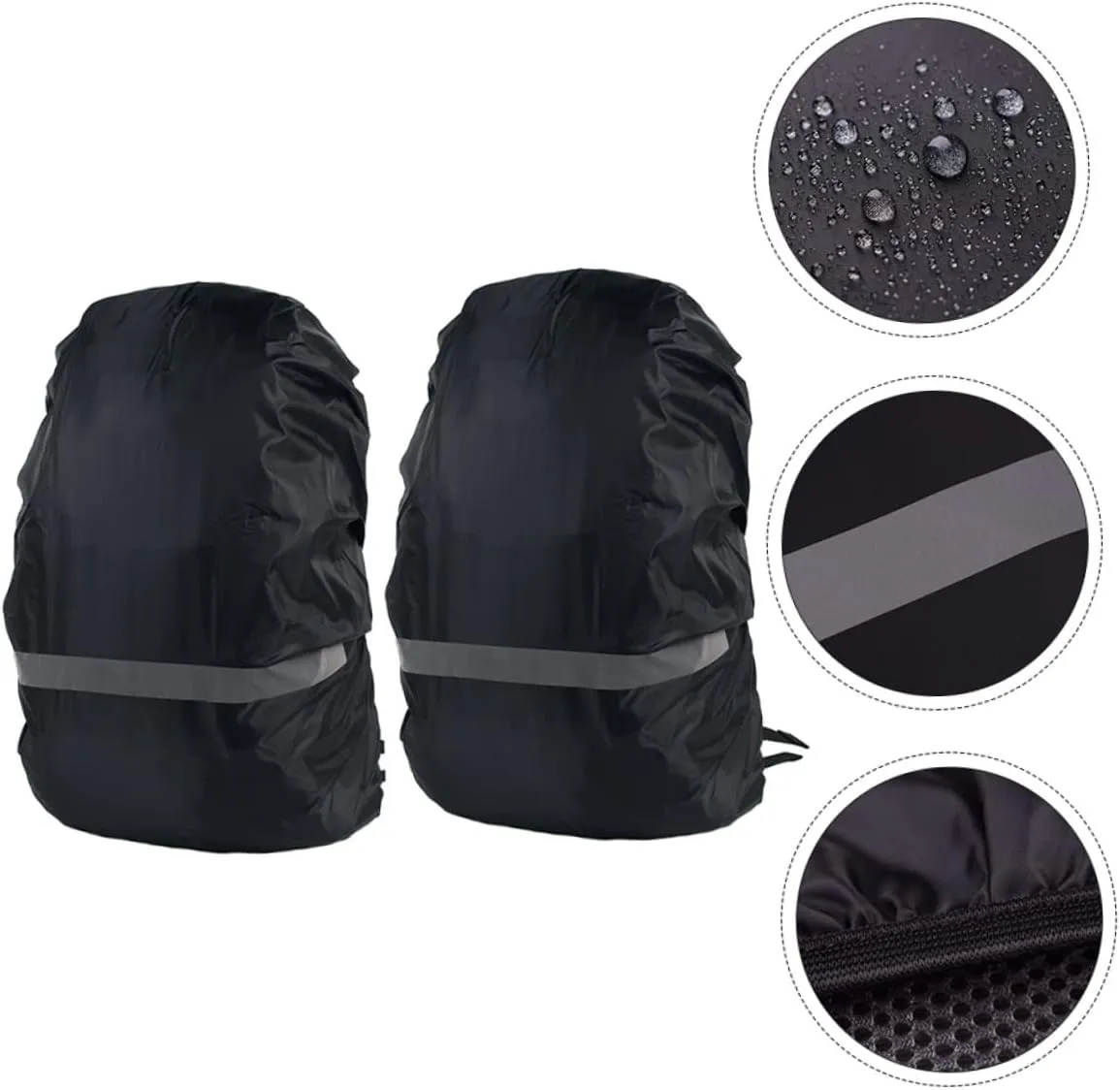 KESYOO Back Rain Cover Wet Rains Waterproof Hiking Foldable Covers Travel Reflective Suits Rainproof Back Cover