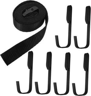 KESYOO Tree Stand Strap Hooks 4 Pack Hunting Safety Harness Tree Stand Hooks for Outdoor Professional Hunting Gear
