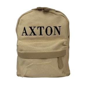 Kids Personalised Backpacks -Sand