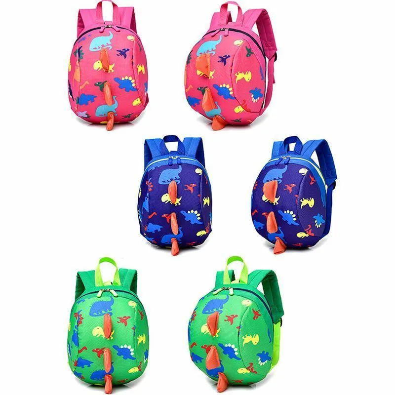 Kids Safety Harness Backpack Toddler Leash Dinosaur Bag Child Anti Lost