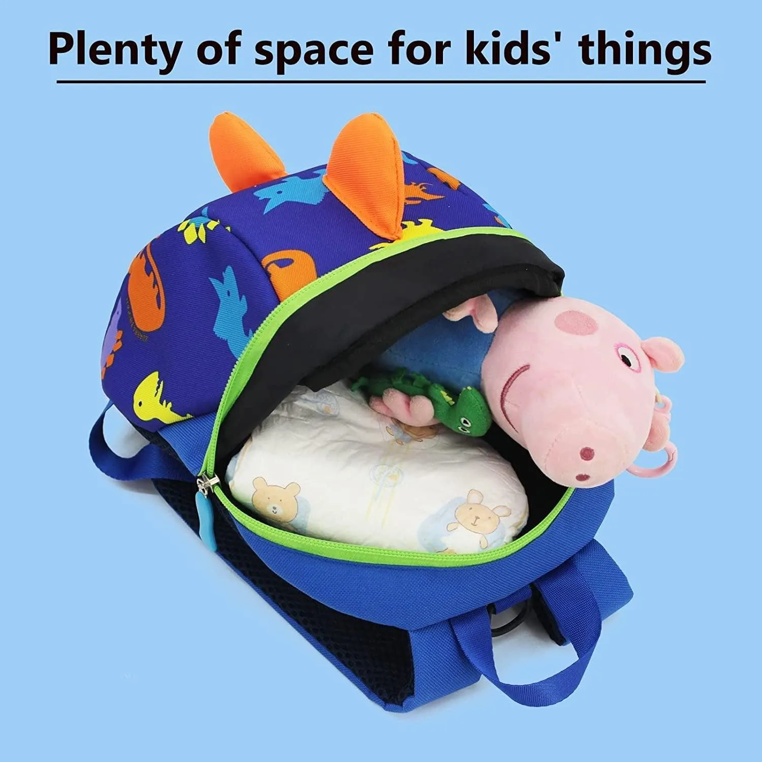 Kids Safety Harness Backpack Toddler Leash Dinosaur Bag Child Anti Lost
