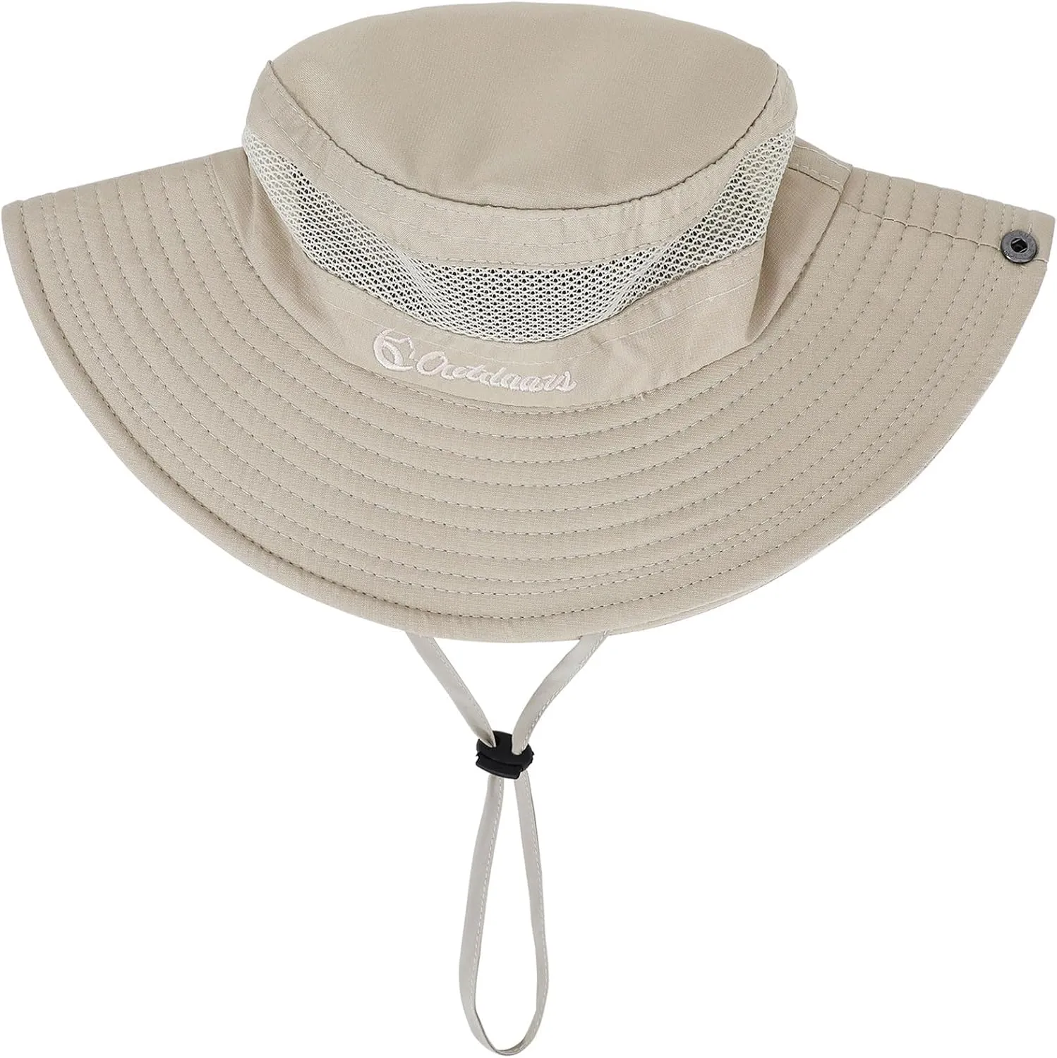 Kids UPF50  Sun Protection Bucket Hat - Adjustable 2.7" Brim Foldable Waterproof Design for Beach Hiking Fishing