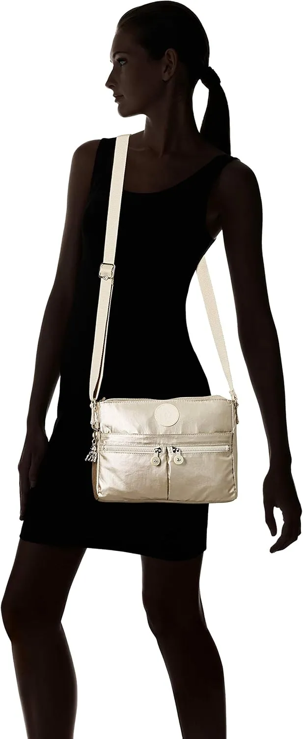 Kipling Women's Angie Handbag, Cloud Metal, One Size