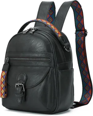 KL928 Small Daypack Backpack Purse for Women Fashion Shoulder Backpack Handbags ladies (Charcoal Gray)