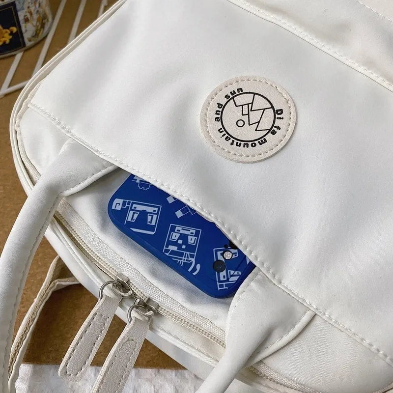 Korean Style Nylon Women Backpack