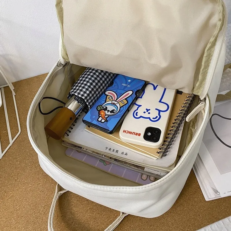 Korean Style Nylon Women Backpack