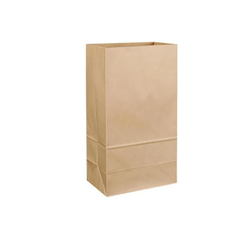 Kraft Paper Food Bags 500PCS 4Sizes Kraft