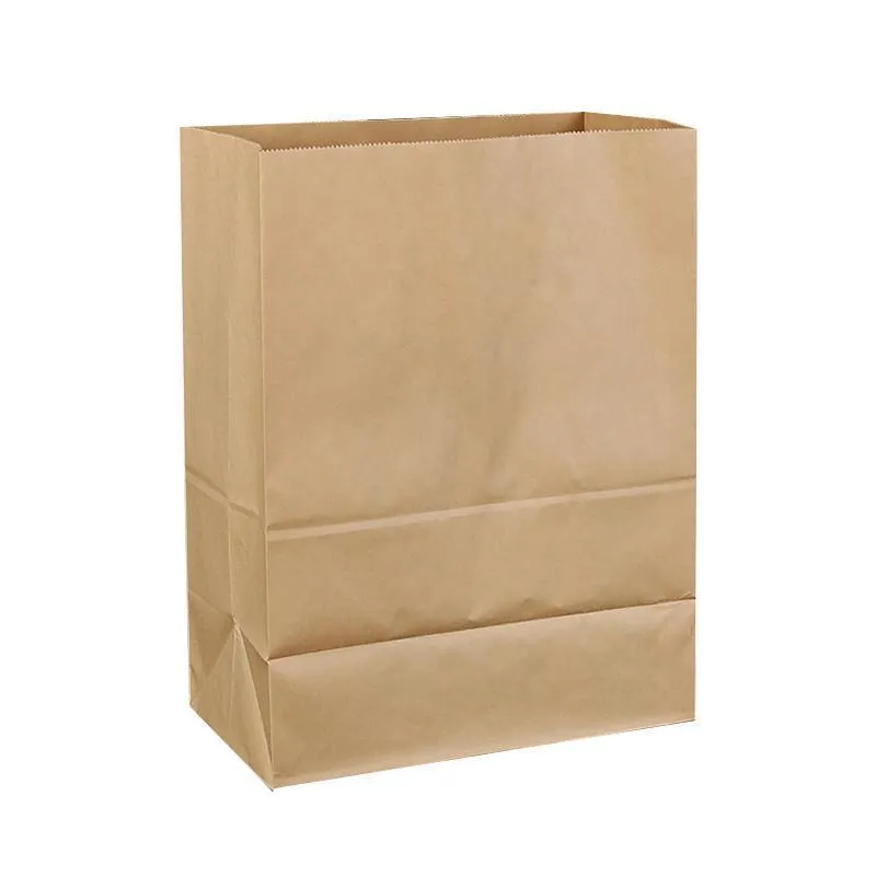 Kraft Paper Food Bags 500PCS 4Sizes Kraft