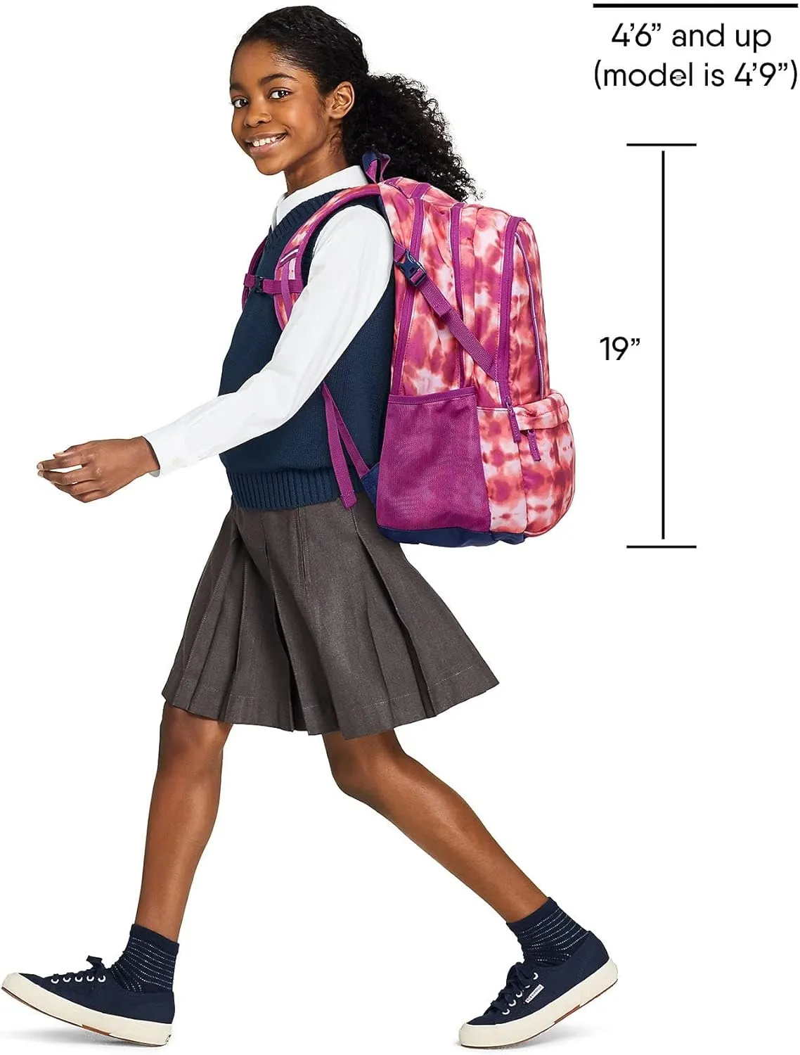 Lands' End Kids' ClassMate Medium Black