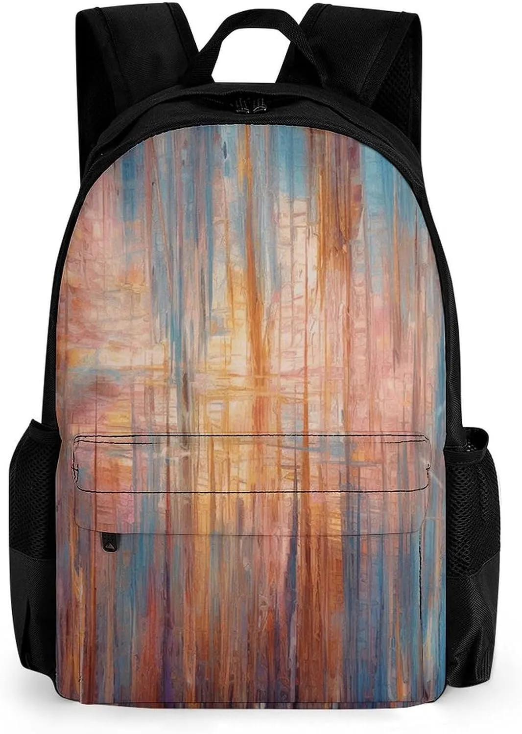 Laptop Backpack for Women Men Daypack Drawing Line Pattern Backpacks Computer Bag Travel Laptop Bag Casual Work Bag