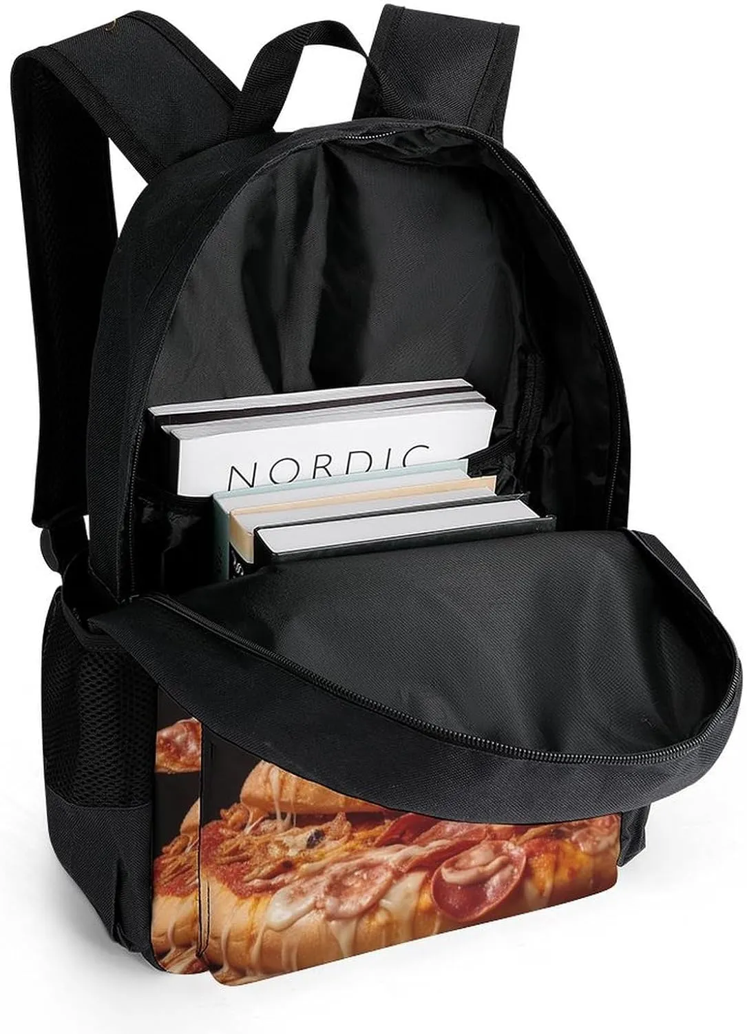 Laptop Backpack for Women Men Daypack Some Pizza Backpacks Computer Bag Travel Laptop Bag Casual Work Bag