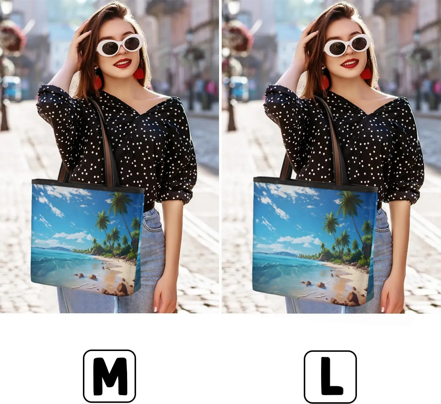 Large Tote Bag for Women, Ladies Handbags with Zipper Tote Handle Shoulder Bag Grocery Shopping Work Bag