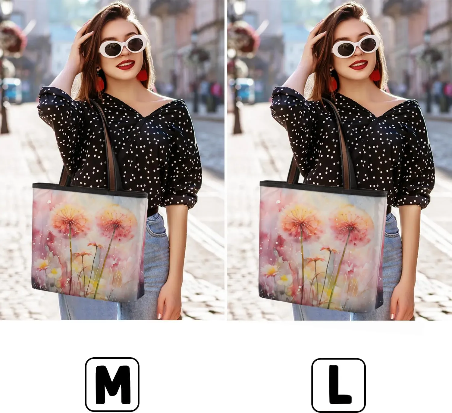 Large Tote Bag for Women, Ladies Handbags with Zipper Tote Handle Shoulder Bag Grocery Shopping Work Bag