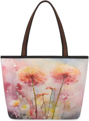 Large Tote Bag for Women, Ladies Handbags with Zipper Tote Handle Shoulder Bag Grocery Shopping Work Bag