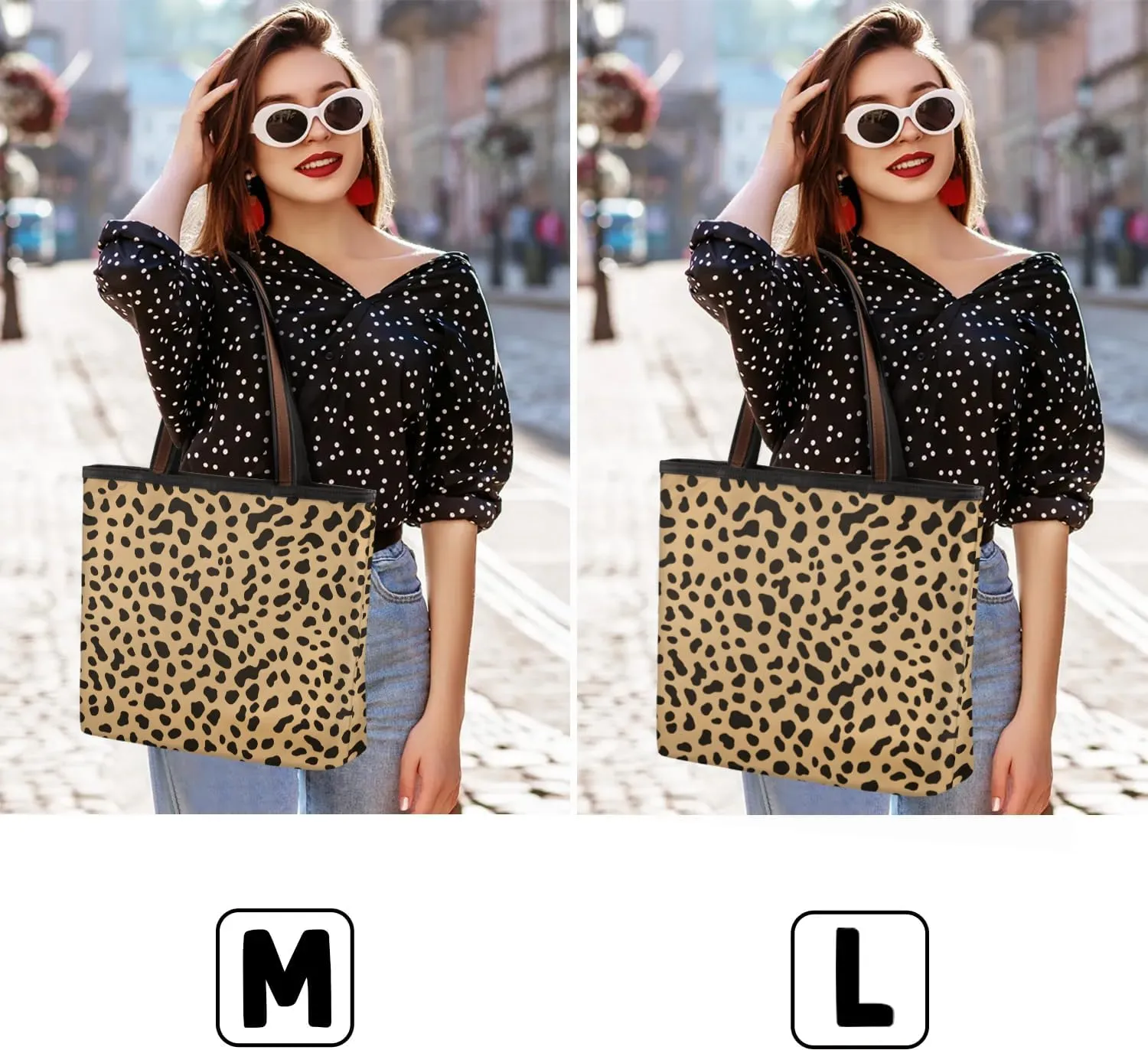 Large Tote Bag for Women, Ladies Handbags with Zipper Tote Handle Shoulder Bag Grocery Shopping Work Bag