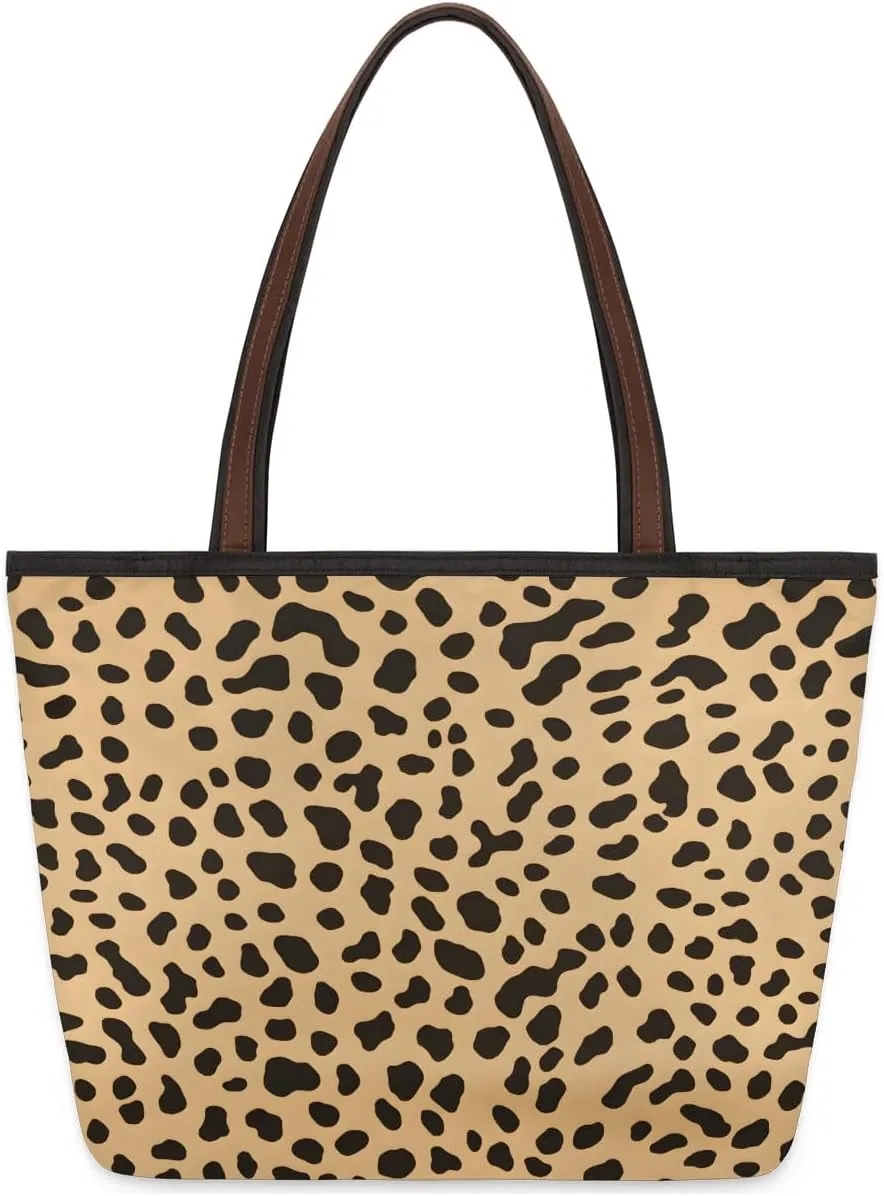Large Tote Bag for Women, Ladies Handbags with Zipper Tote Handle Shoulder Bag Grocery Shopping Work Bag