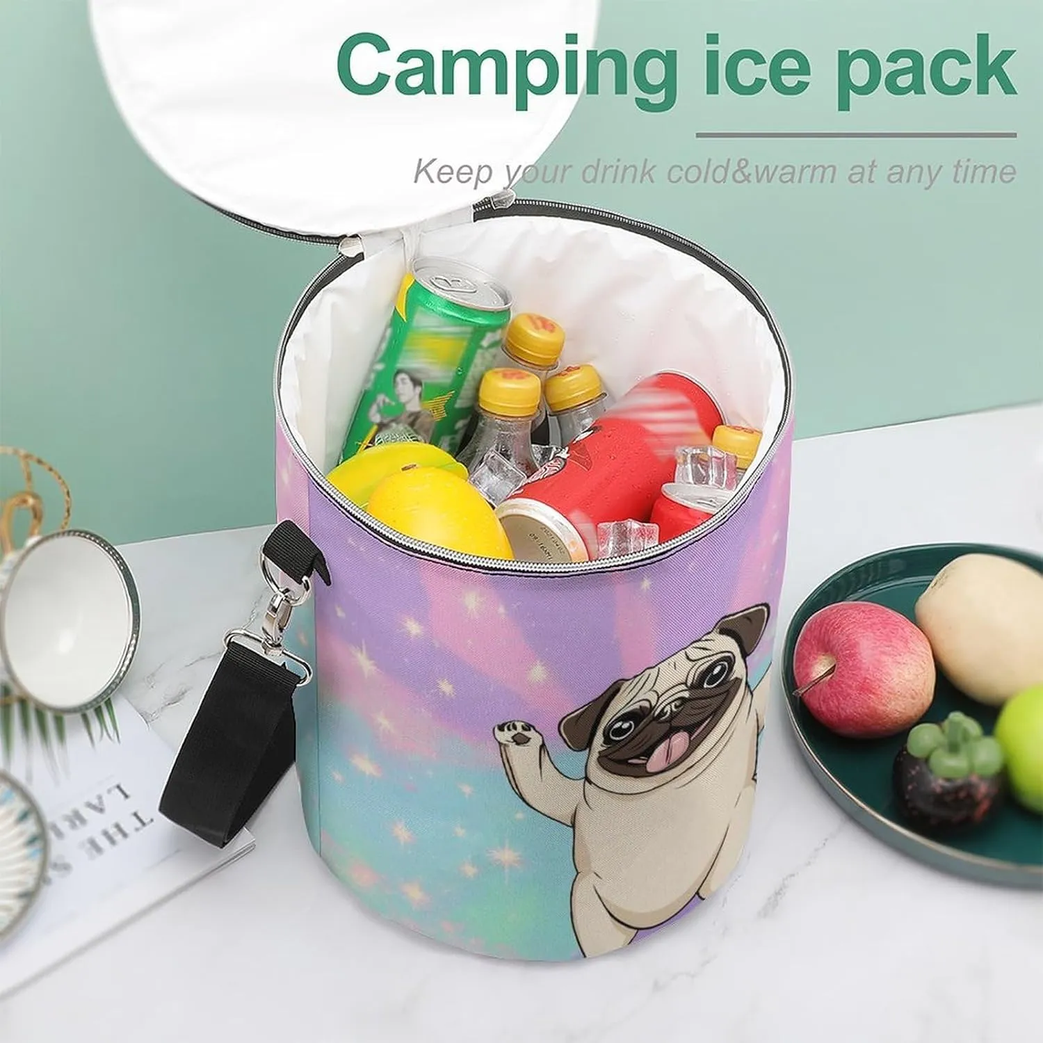 Leak-Proof Cooler Backpack for Women and Men, Small Insulated Outdoor Ice Chest