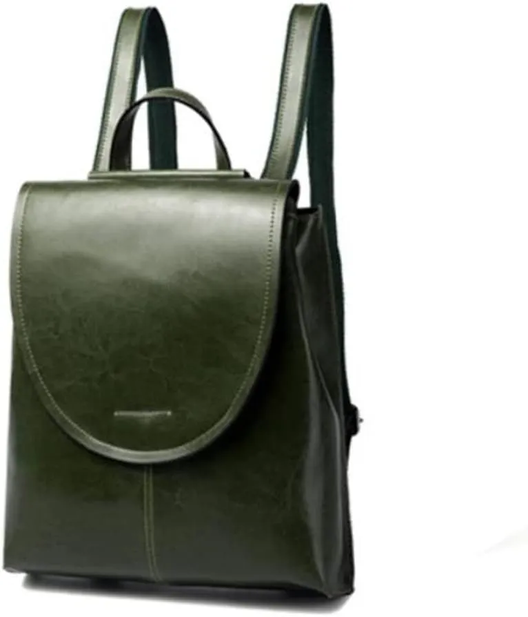 Leather Backpack Travel Bag Women Daypack Hiking Backpacks, Brown, One Size