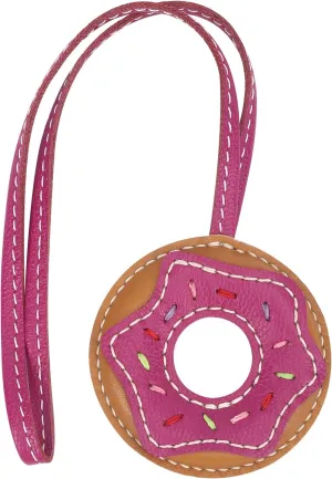 Leather Bag Charm,Donut Keychain Purse Charms for Handbags,Bag Accessories Charms