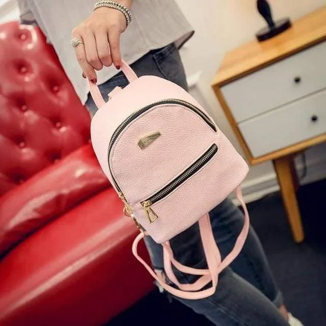 Leather Travel Backpack