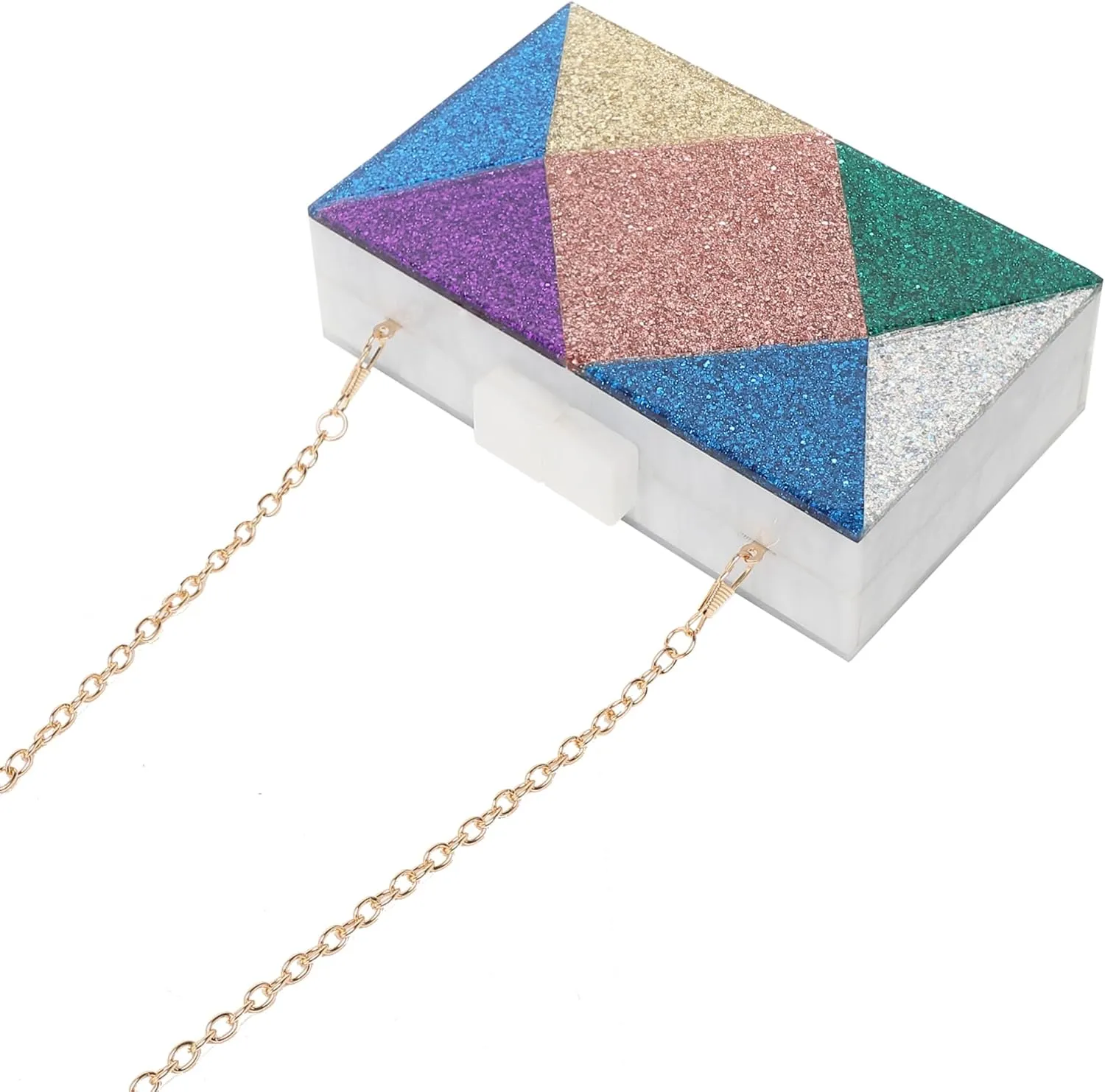 LETODE Acrylic Clutch Bags Purse Perspex Bag Handbags for Women