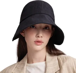 Linen Victorian Bonnet Hat Sun Cap, Foldable Summer Visor | New Katy