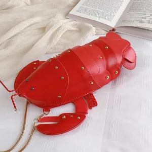 Lobster Shaped Crossbody Shoulder Bag