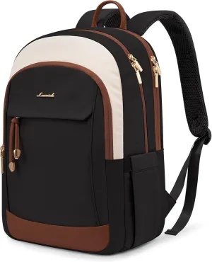 LOVEVOOK Backpack for Women, 17.3 inch Laptop Backpacks for Travel Work College, Large Capacity Water-Repellent Anti Theft Computer Bags Woman with Laptop Compartment College Essentials