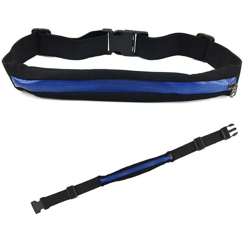 Lycra Waist Running Belt Bum Bag Pocket for Jogging Hiking Cycling Travel