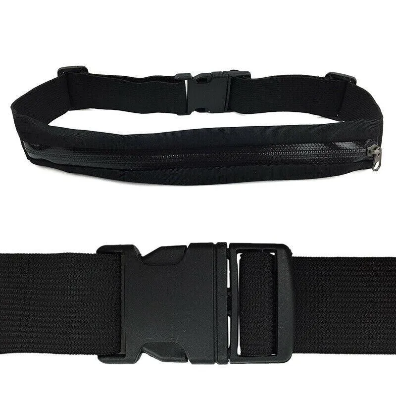 Lycra Waist Running Belt Bum Bag Pocket for Jogging Hiking Cycling Travel