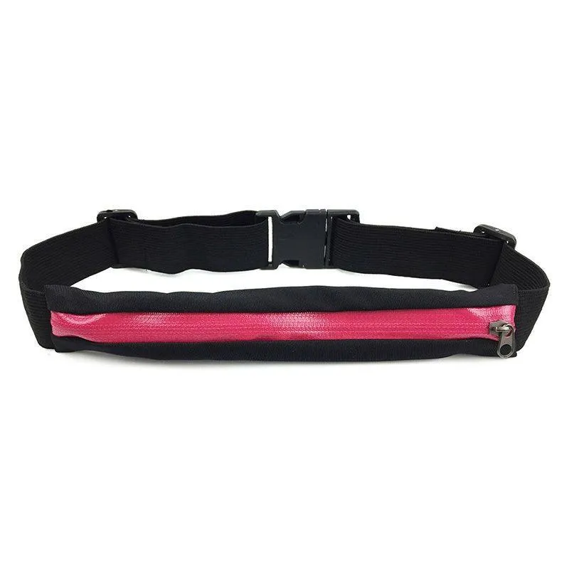 Lycra Waist Running Belt Bum Bag Pocket for Jogging Hiking Cycling Travel