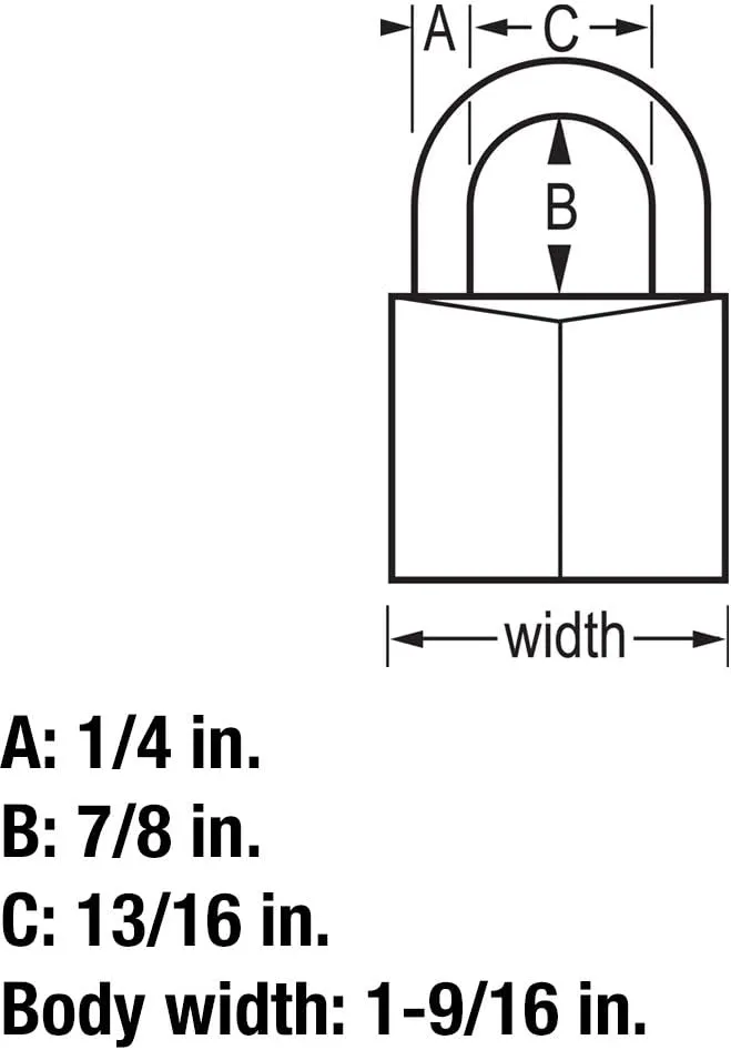 Master Lock 140Q Solid Padlocks, 4 Pack, Keyed-Alike, Brass, Silver