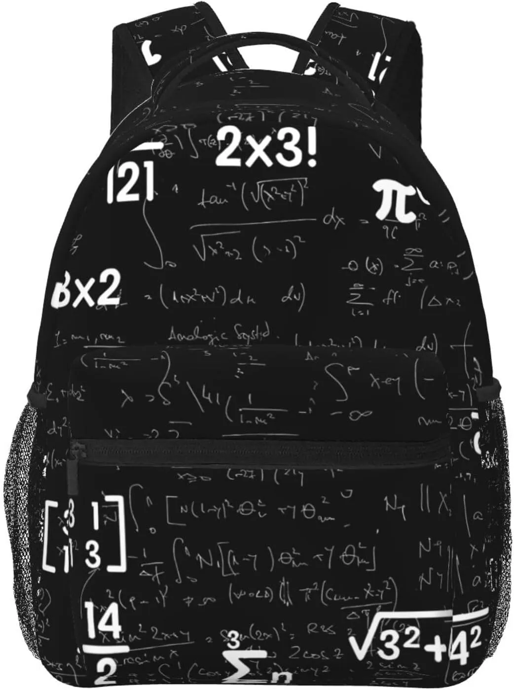 Math Equations Notations Chalkboard Backpacks 15 Inch Laptop Backpack Multipurpose Double Shoulder Bag For Men Women Gifts