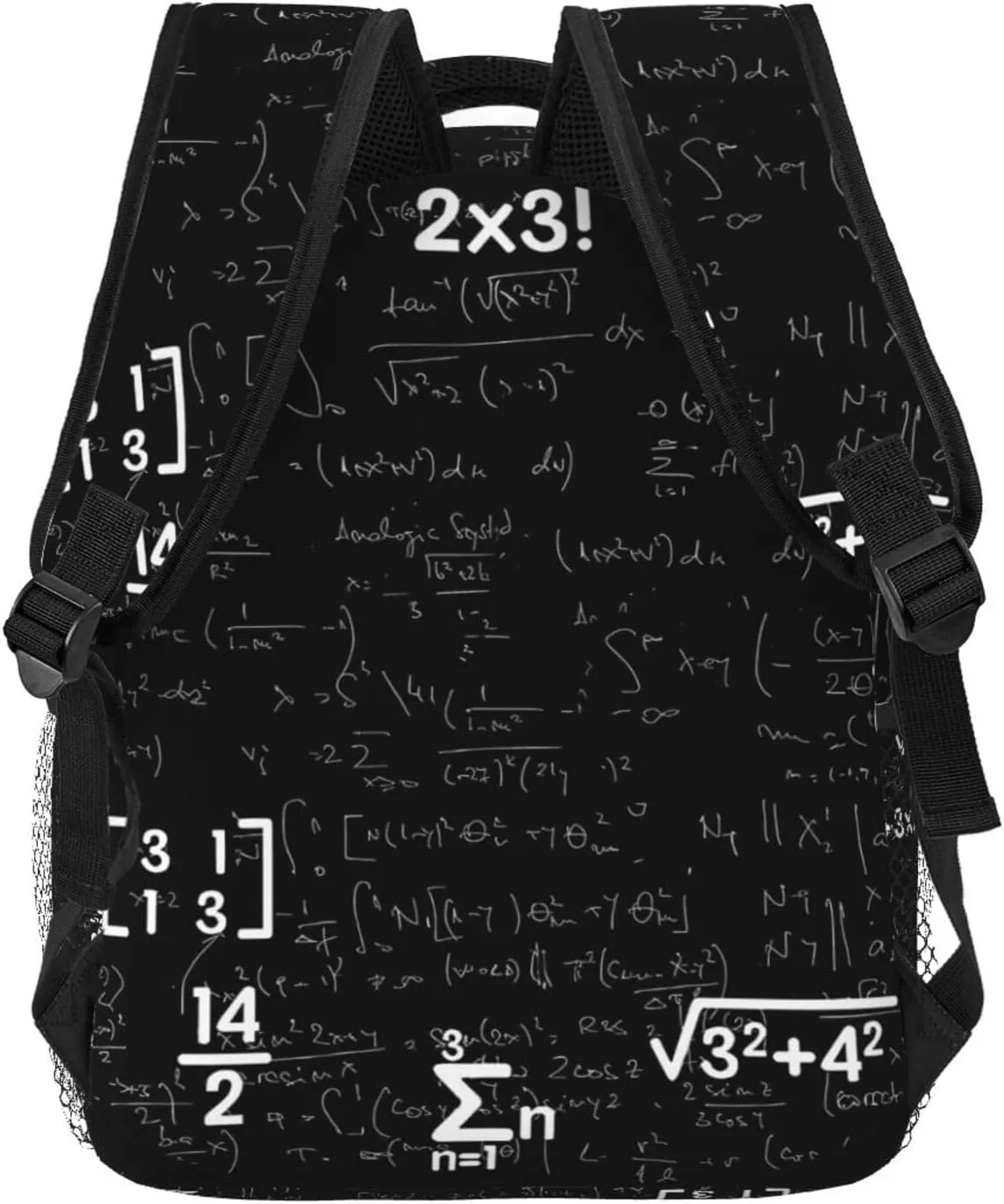 Math Equations Notations Chalkboard Backpacks 15 Inch Laptop Backpack Multipurpose Double Shoulder Bag For Men Women Gifts
