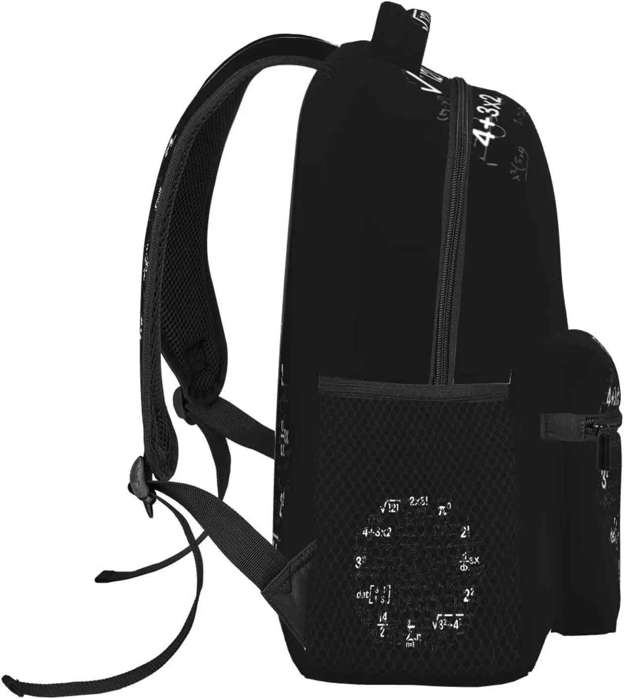 Math Equations Notations Chalkboard Casual Backpack Sport Backpacks Work Travel Rucksack Lightweight Laptop Daypack Adjustable Straps Bags with Pockets for Cycling Hiking