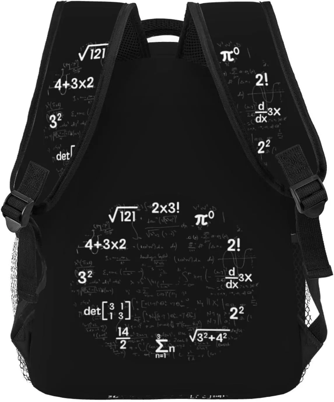 Math Equations Notations Chalkboard Casual Backpack Sport Backpacks Work Travel Rucksack Lightweight Laptop Daypack Adjustable Straps Bags with Pockets for Cycling Hiking