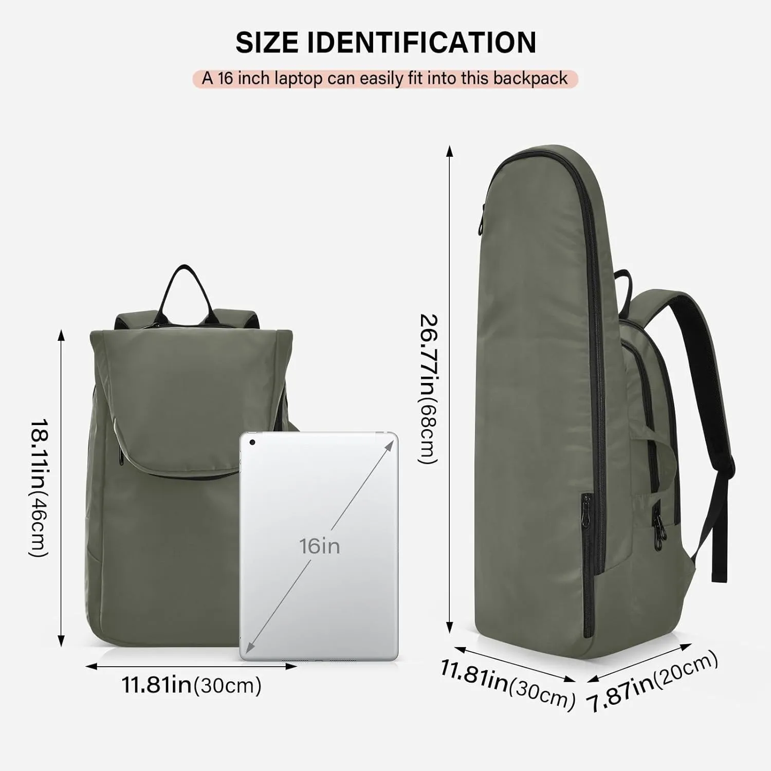 MCHIVER Tennis Bags for Men Women Tennis Backpack Hold 2 Rackets Badminton Racquet Backpack 11.81 * 7.87 * 17.11in