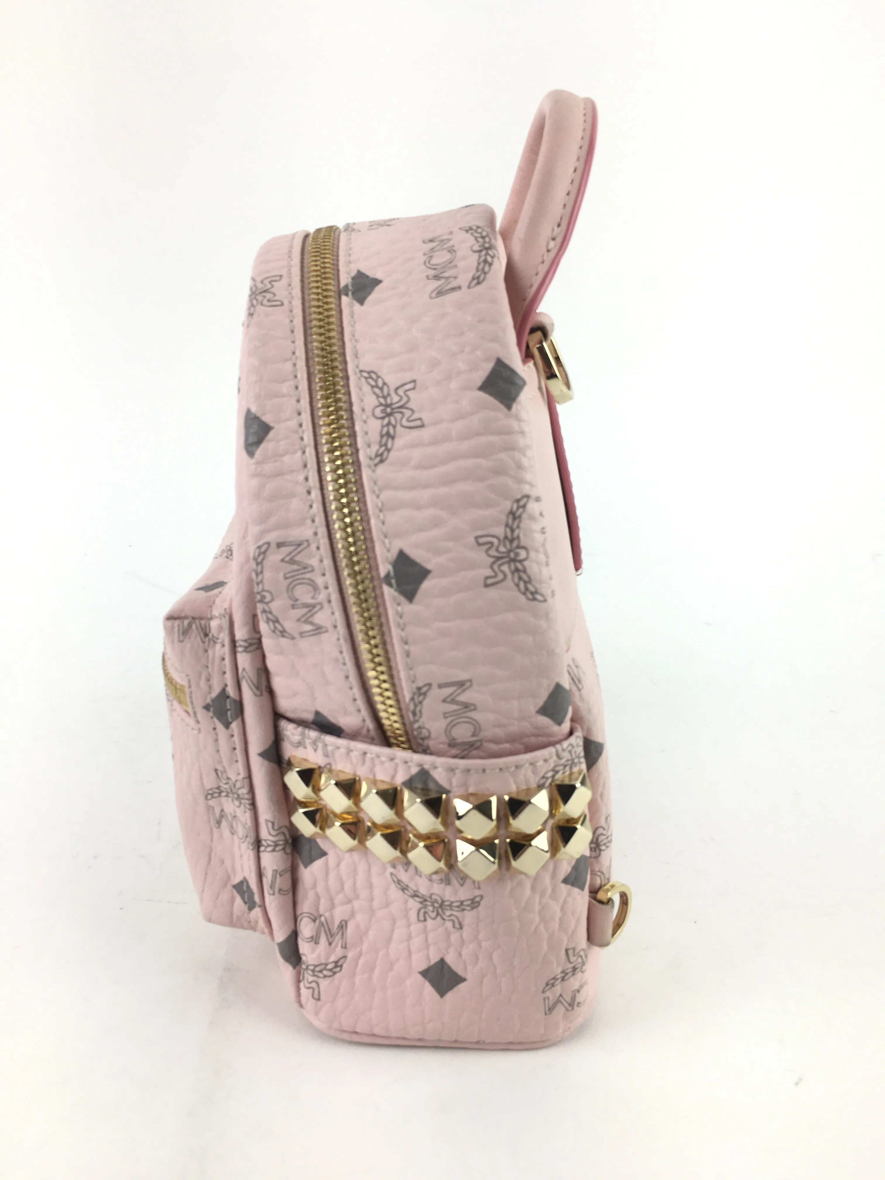 MCM STARK MINI STUDDED BACKPACK (ORZ)
