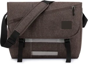 Men Shoulder Bag Fashion Travel Sling Messenger Bag Men's Canvas Briefcase 15 Inch Laptop Male Crossbody Pack