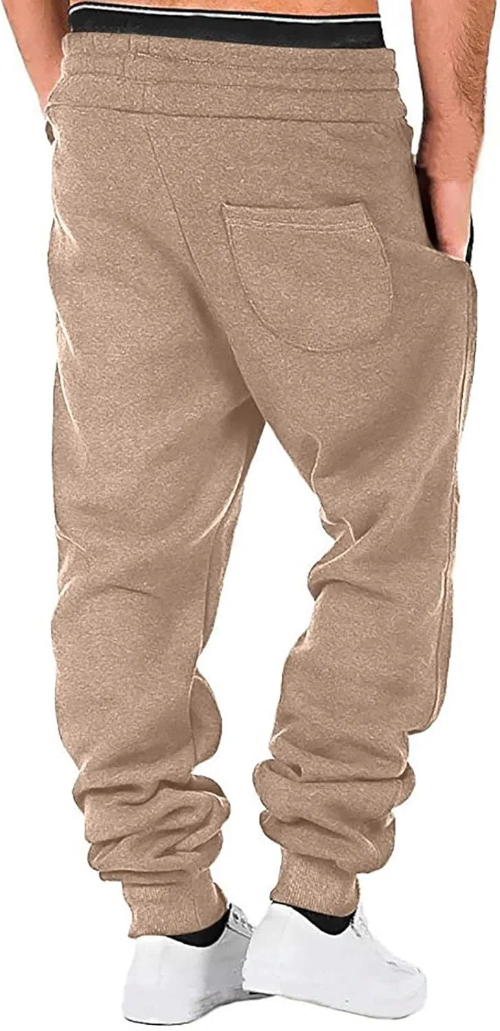 Mens Cargo Pants Fashion Stretch Utility Work Hiking Outdoor Pants Casual Baggy Fall Winter Clothes