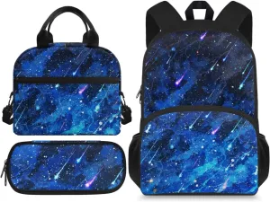 Meteoric Sky 3 Pcs Bag 5-8 Lightweight Toddler Backpack for Boys Preschool Backpack Tennis for Kids Boys 15'' Fit Sports Elementary School