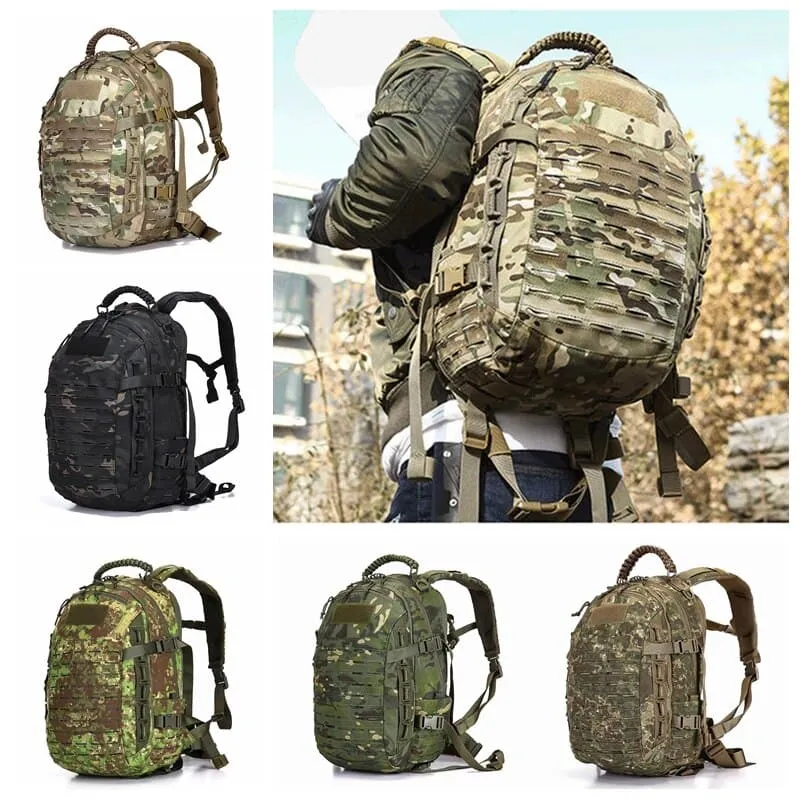 Military Assault Hiking Camping Range Backpack with Multiple Compartments