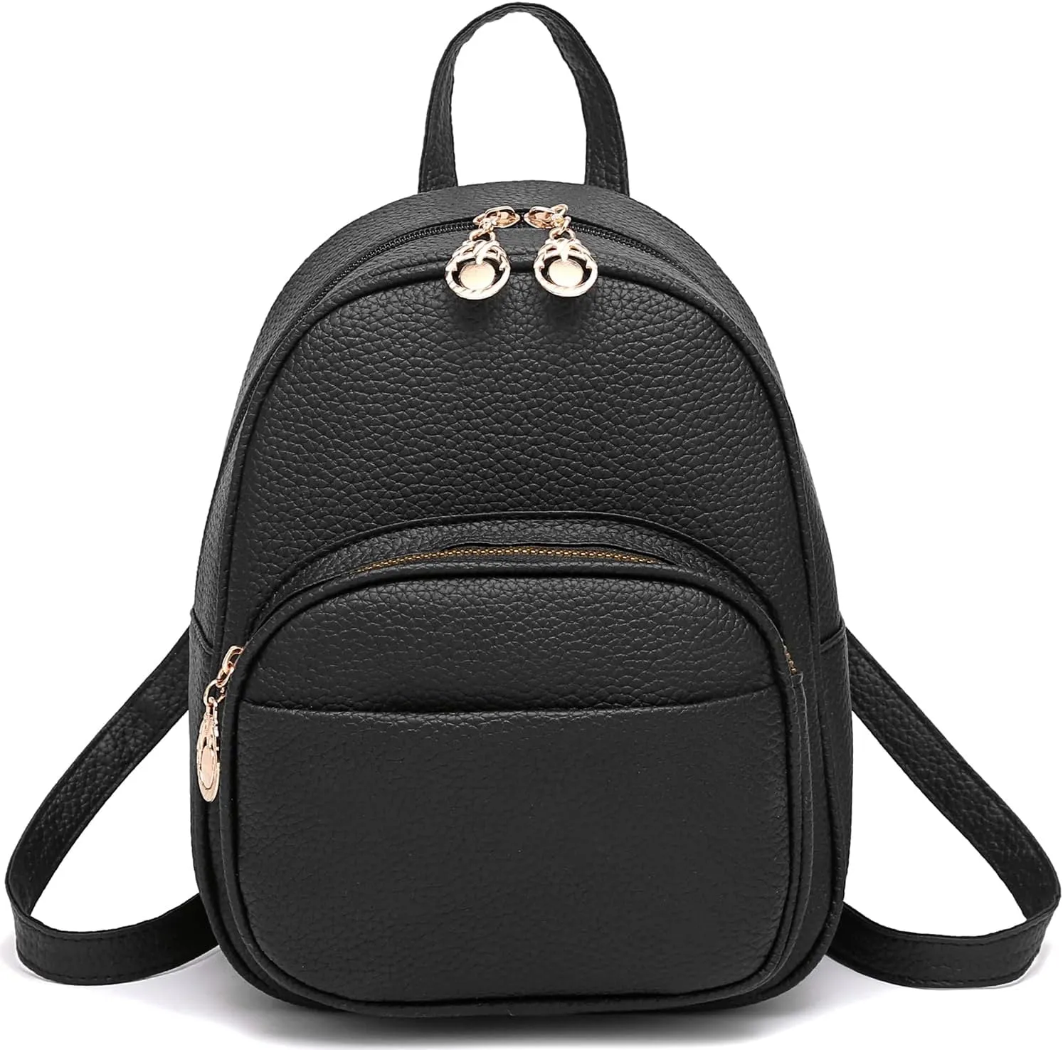 Mini Backpack for Women Girls Leather Backpacks Casual Small Daypack Shoulder Bag with Pockets