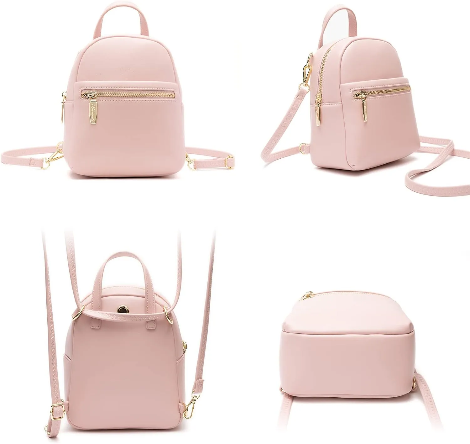 Mini Backpack Purse for Girls Teenager Cute Leather Backpack Women Small Shoulder Bag Handbags Red