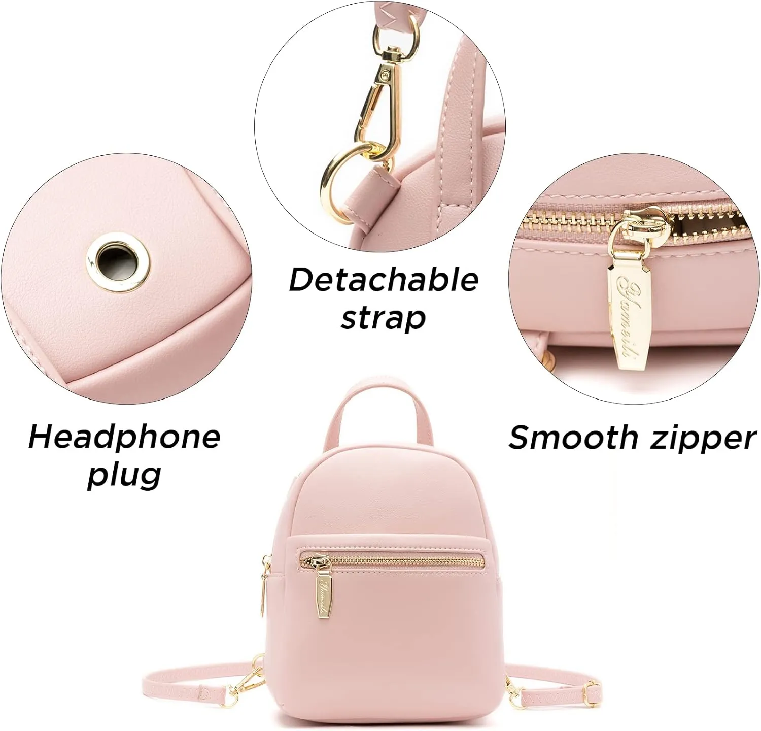 Mini Backpack Purse for Girls Teenager Cute Leather Backpack Women Small Shoulder Bag Handbags Red