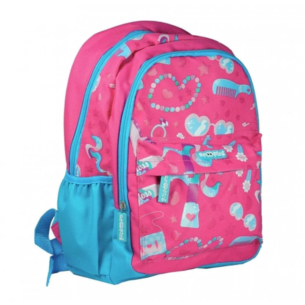 Miss Oolala Bag  | Chic Design | Make-up Print  | Girls Fav  |  Dual Water Sleeves |  3 Compartments |  Separate A4 Size Pocket