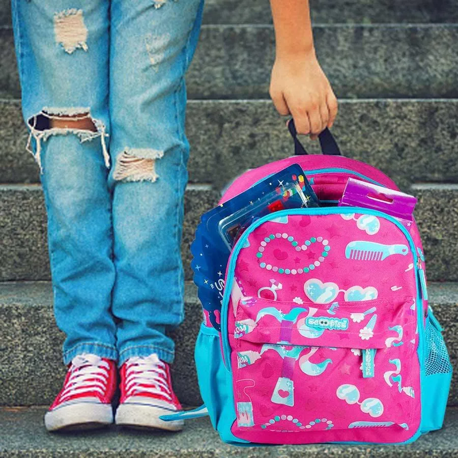 Miss Oolala Bag  | Chic Design | Make-up Print  | Girls Fav  |  Dual Water Sleeves |  3 Compartments |  Separate A4 Size Pocket
