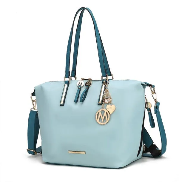 MKF Layla Solid Tote Backpack by Mia k